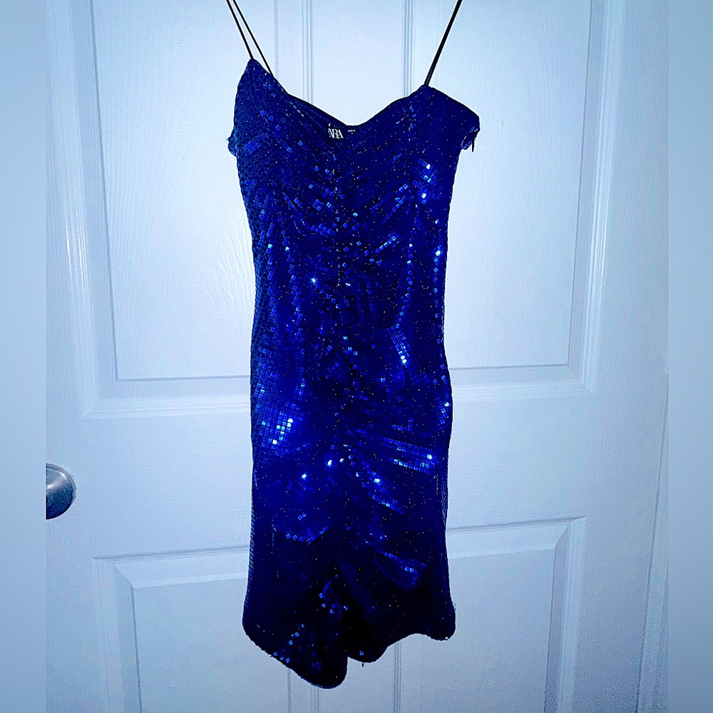 zara sparkly dress